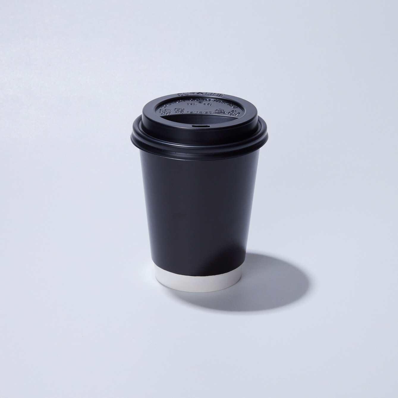 紙コップ・フタ　KMR-360　ブラック