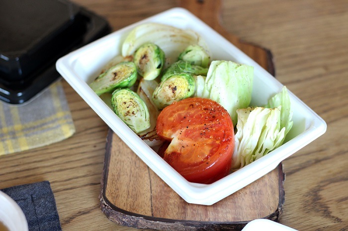 パルプモールド KMPランチ-10本体ホワイト