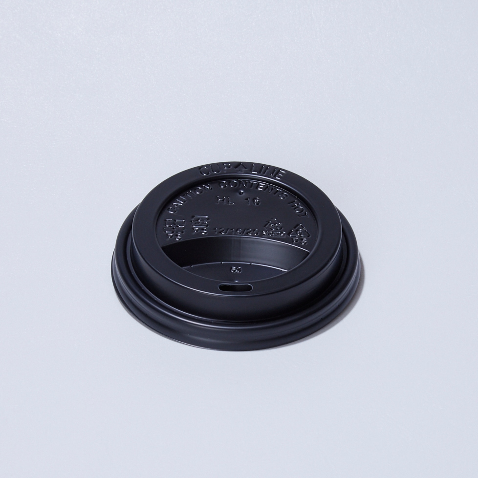 紙コップ・フタ　90リッドPS黒