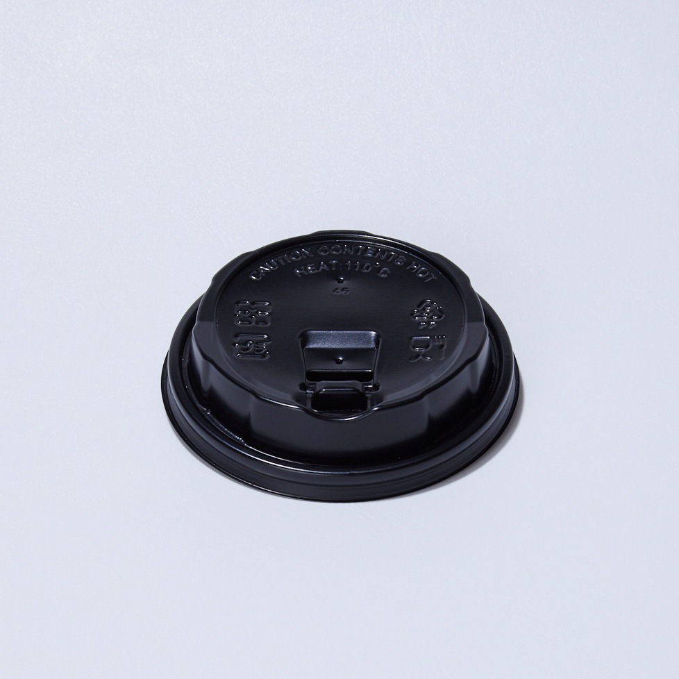 紙コップ・フタ 90リフトPP黒