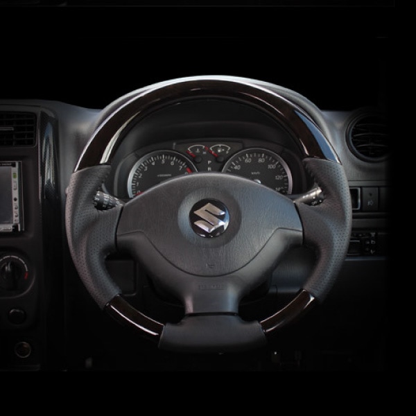 ジムニーjb23　ブラックウッド　ハンドル ジムニーjb23 ブラックウッド ハンドル ジムニー JB23/JB43/JB33 黒木