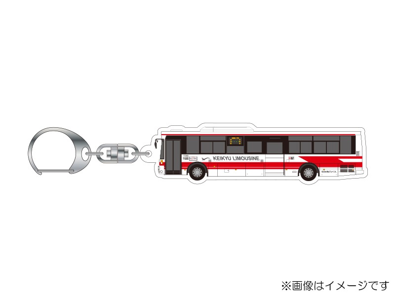 京急公認】|アクリルキーホルダー（⑩側面・京浜急行バススペース 