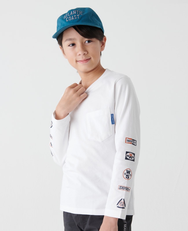 クリフメイヤー[公式] 楽LUCK TEE（袖ロゴ） KIDS 2339303K