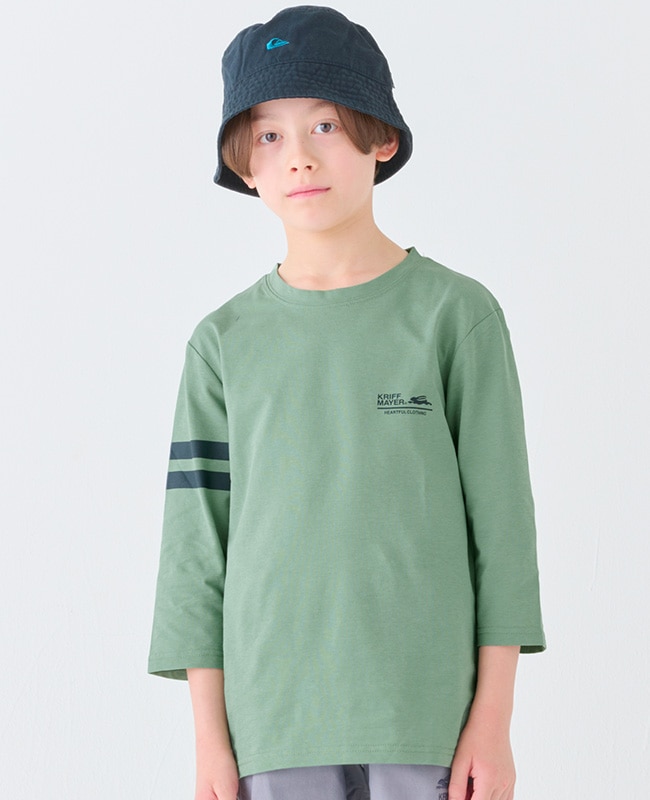 クリフメイヤー[公式] UVカット袖ライン7分T KIDS J2437855 | KIDS