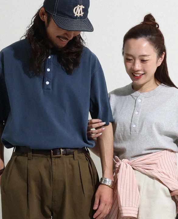 クリフメイヤー[公式] ヘビーウェイトピグメントヘンリーTシャツ MENS LADYS 2455803