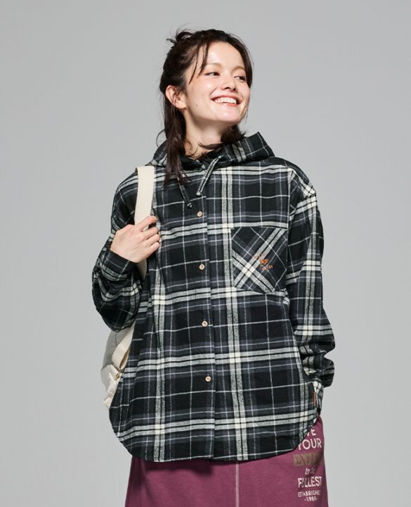 クリフメイヤー[公式] ビエラフードシャツ LADYS W2516304