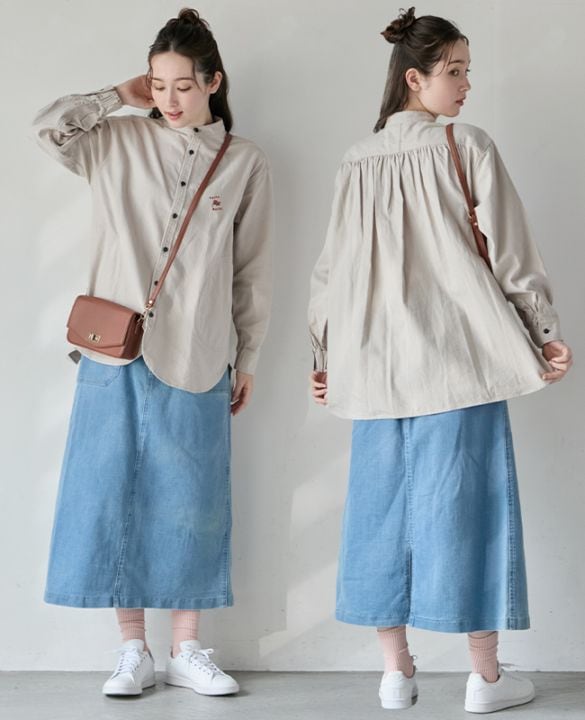 クリフメイヤー[公式] ビエラノーカラーシャツ LADYS W2516306