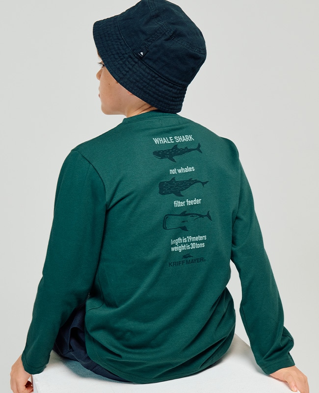 クリフメイヤー[公式] ぬくテクロンT（ジンベイザメ） KIDS J2515612