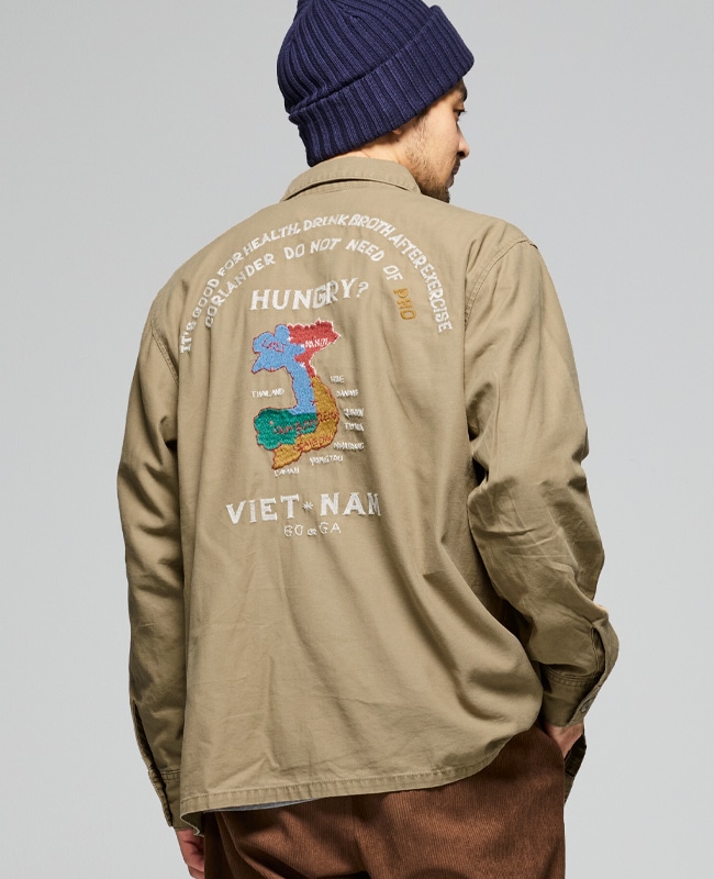 イギリス軍 RAF ユーティリティ スーベニア刺繍ジャケット 髑髏 スカジャン KRIFF MAYER official store|クリフメイヤー 公式通販サイト