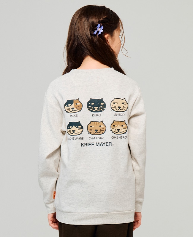 クリフメイヤー[公式] プリントクルー（ネコ） KIDS J2517845