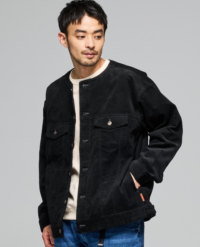 クリフメイヤー[公式] ノーカラーコーデュロイJK MENS 2515105