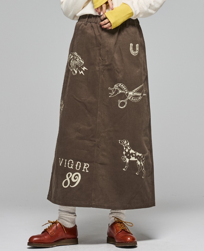 クリフメイヤー[公式] レタリングスカート LADYS W2515127