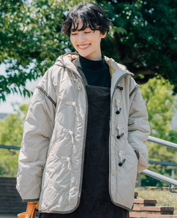 クリフメイヤー[公式] キルティングダッフルジャケット LADYS W2515123