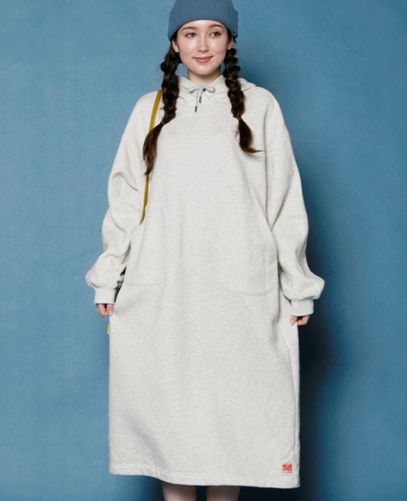 クリフメイヤー[公式] 裏起毛杢スウェットワンピース LADYS W2527208