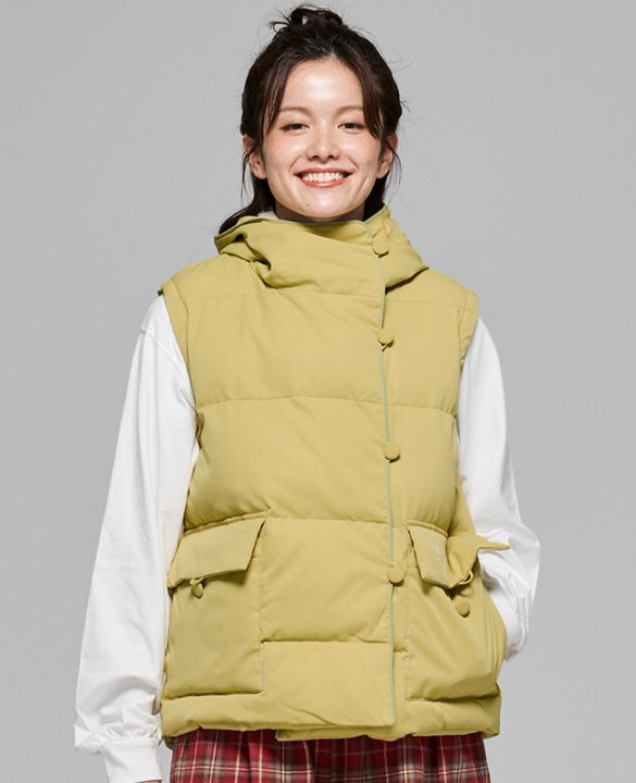 クリフメイヤー[公式] 中綿フードベスト LADYS W2517824