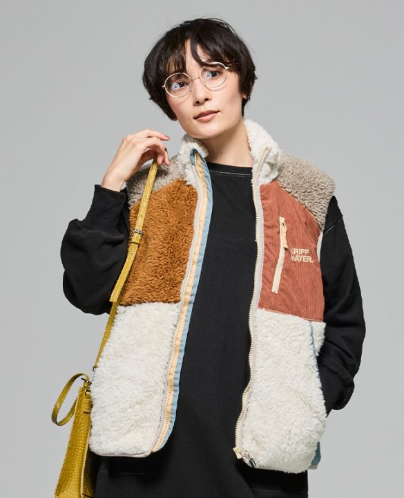 クリフメイヤー[公式] シャギーボアベスト LADYS W2514410 | LADYS