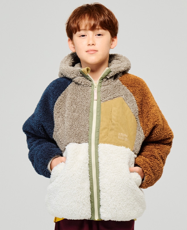 クリフメイヤー[公式] シャギーボアフードジャケット KIDS J2514413