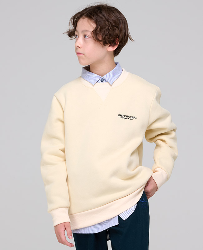 クリフメイヤー[公式] あたたか刺繍クルー KIDS J2527837