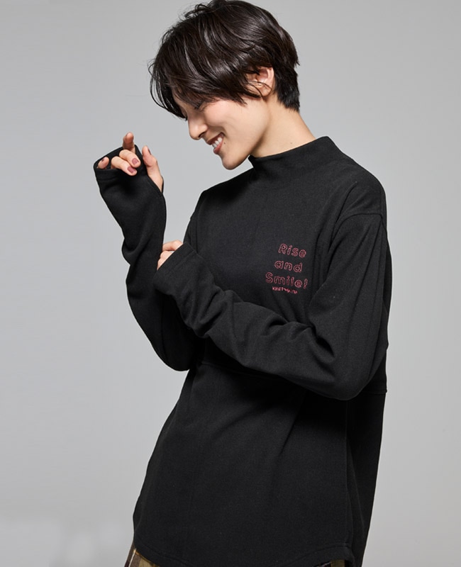 クリフメイヤー[公式] もちのびモックネックT LADYS W2515608