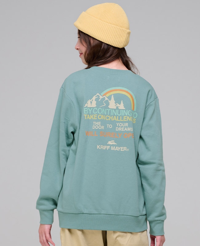 クリフメイヤー[公式] シフォンタッチクルー(虹) KIDS J2527840