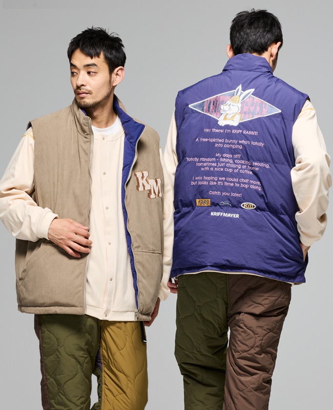 クリフメイヤー[公式] クリフラビットひっくり中綿ベスト MENS 2517800