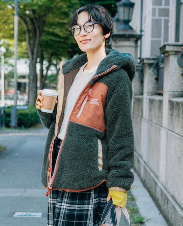 クリフメイヤー[公式] シャギーボアフードJK LADYS W2514407