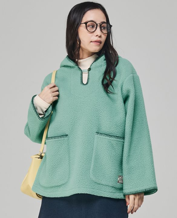 クリフメイヤー[公式] フリースメキシカンパーカー LADYS W2525120