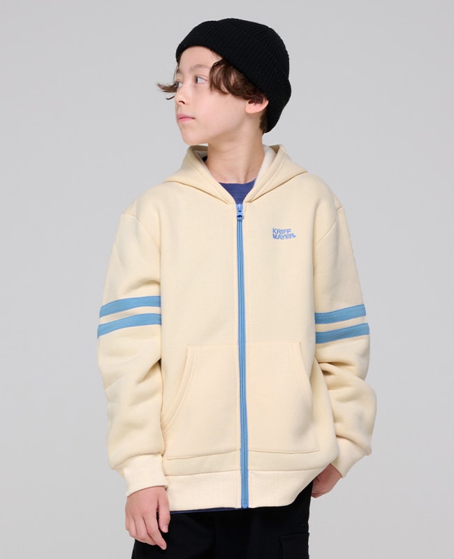 クリフメイヤー[公式] あたたか袖ラインパーカー KIDS J2527836