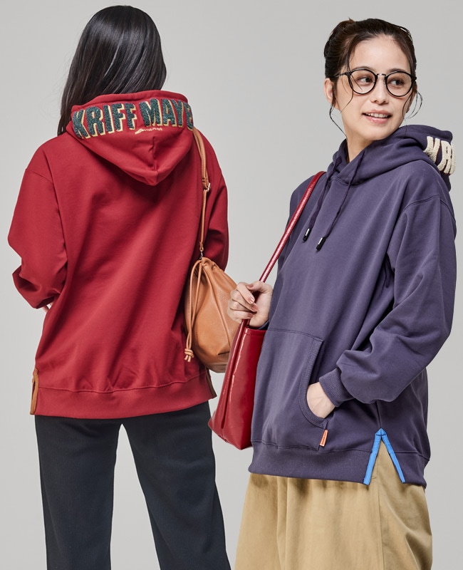 クリフメイヤー[公式] サガラ刺繍裏起毛パーカー(フードロゴ) LADYS W2527821