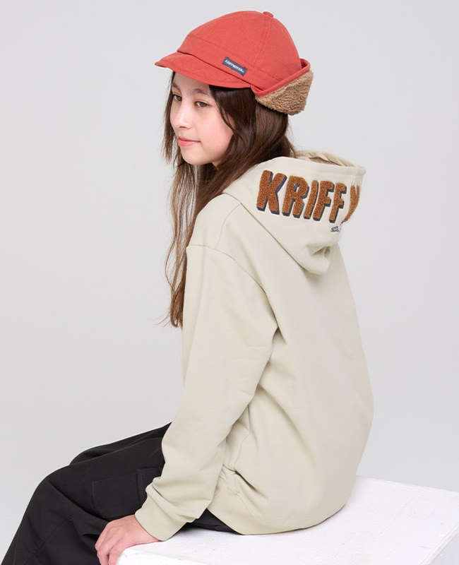 クリフメイヤー[公式] サガラ刺繍裏起毛パーカー(フードロゴ) KIDS J2527831