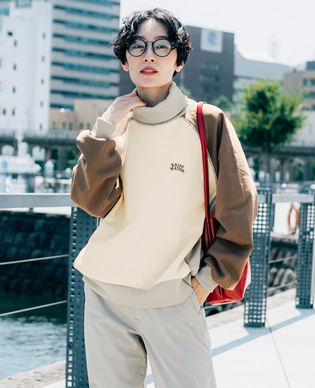 クリフメイヤー[公式] 裏起毛タートルスウェット LADYS W2527819