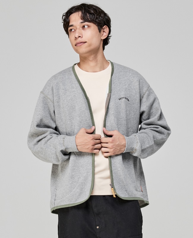 クリフメイヤー[公式] 裏起毛ZIPカーデ MENS 2523106