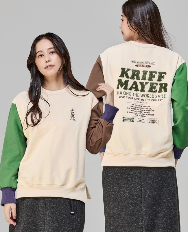 クリフメイヤー[公式] 裏起毛クルー(クリフラビット) LADYS W2527818