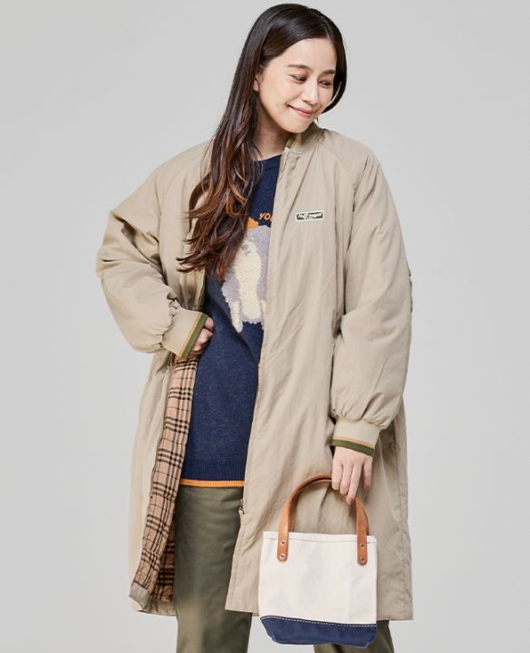 ロングジャケット クリフメイヤー[公式] ロングスタジャン LADYS W2525114 | LADYS