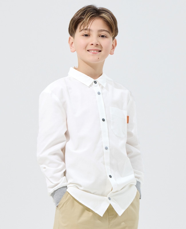 クリフメイヤー[公式] 袖リブハッピーシャツ KIDS J2537001