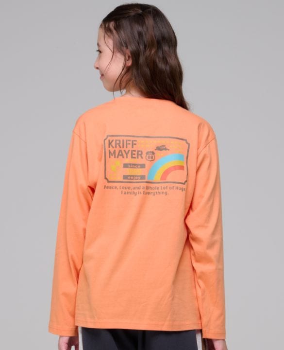 クリフメイヤー[公式] 楽LUCKロンT(虹) KIDS J2536315