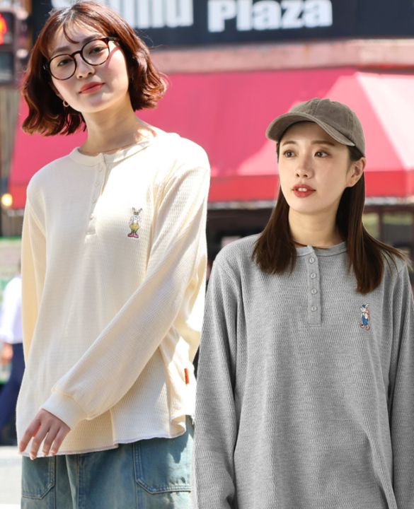 クリフメイヤー[公式] ハニカムワッフルワンポイントロンT LADYS W2537820