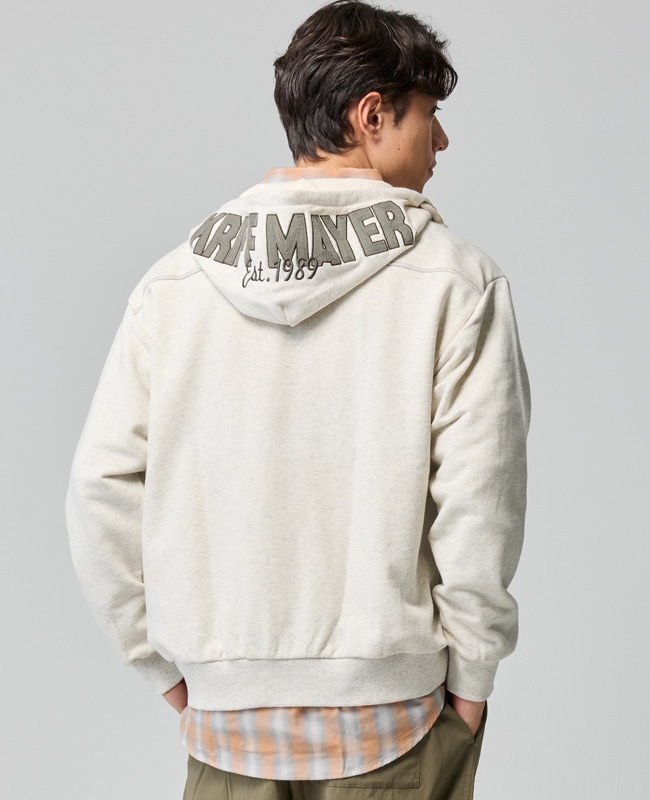 クリフメイヤー[公式] のび~る裏毛フード刺繍パーカー MENS 2537802