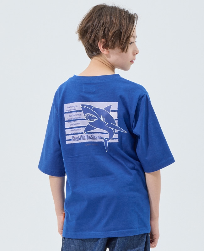 クリフメイヤー[公式] 楽LUCK五分袖Tシャツ(サメ) KIDS J2536318
