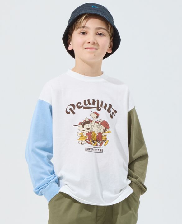 クリフメイヤー[公式] SNOOPYコラボゆるT KIDS J2537835