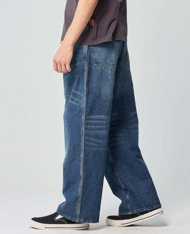 クリフメイヤー[公式] ワイドストレートデニムパンツ MENS 2535108