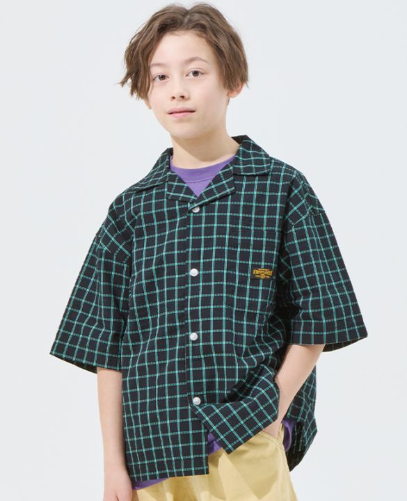 クリフメイヤー[公式] おでかけ開襟シャツ KIDS J2547100