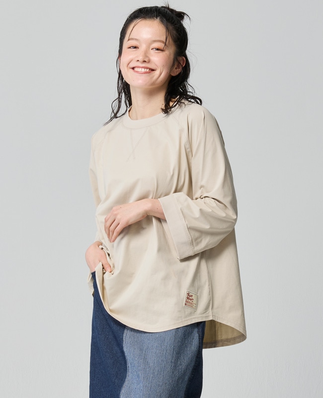 クリフメイヤー[公式] 冷涼UVカット7分袖ゆるT LADYS W2547821