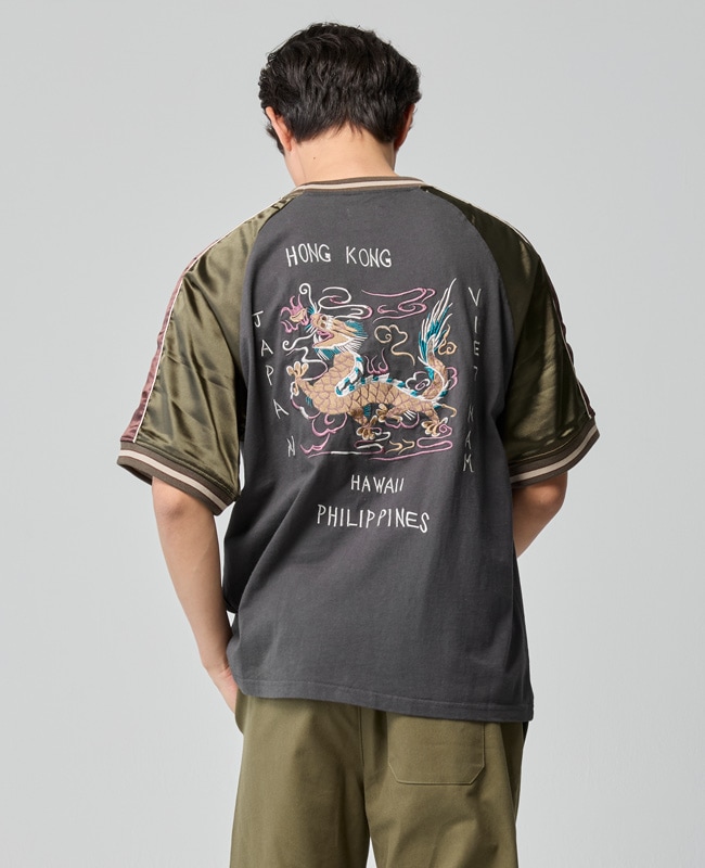 クリフメイヤー[公式] スーベニア刺繍スカT(龍) MENS 2547202