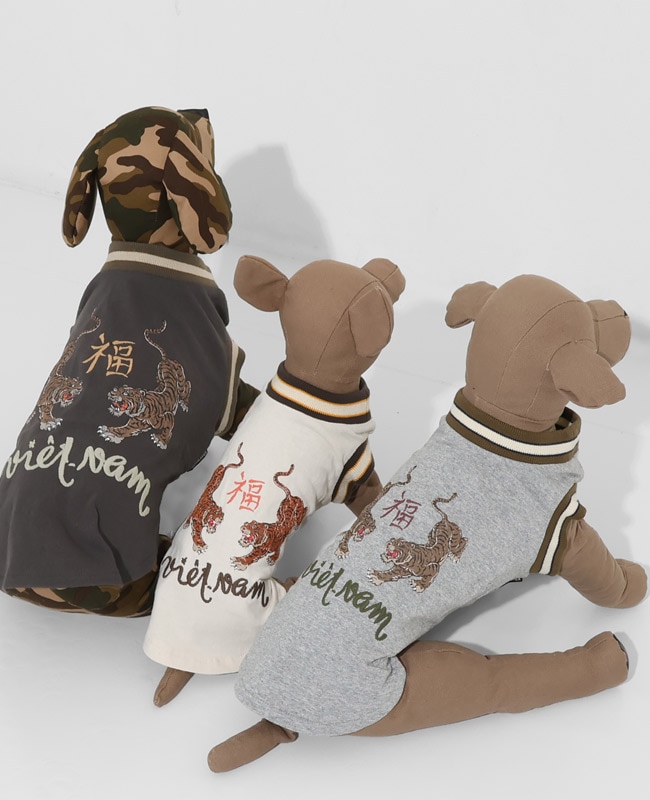 クリフメイヤー[公式] スーベニア刺繍スカT DOG D2547206