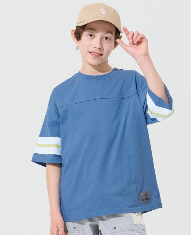 クリフメイヤー[公式] クリーネス袖ラインT KIDS J2547838