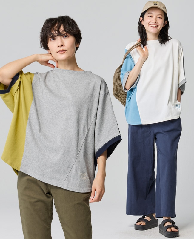 クリフメイヤー[公式] ウェットプロテクト袖リブモモンガT LADYS W2547818