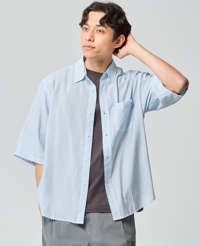 クリフメイヤー[公式] スズシゲ5分袖シャツ MENS 2547801