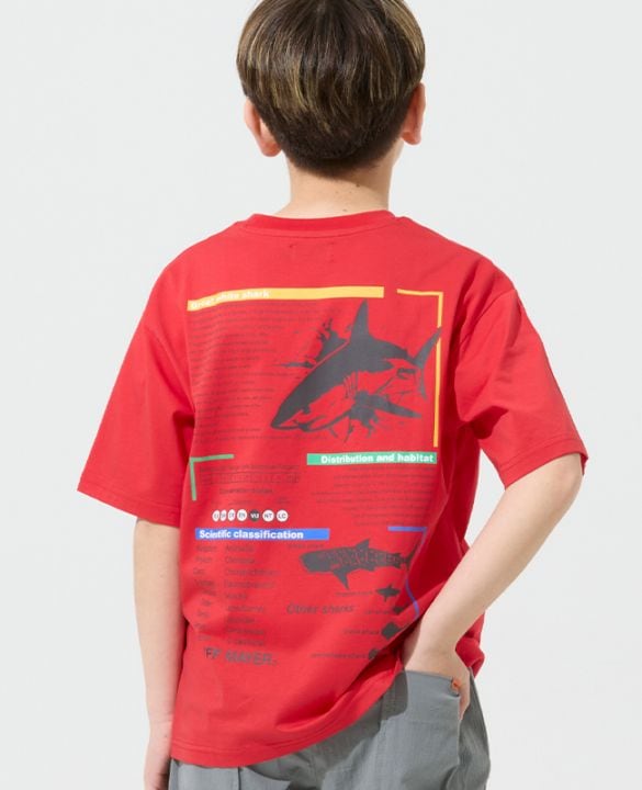 クリフメイヤー[公式] 遮熱プリントTEE(ホホジロザメ) KIDS J2555604