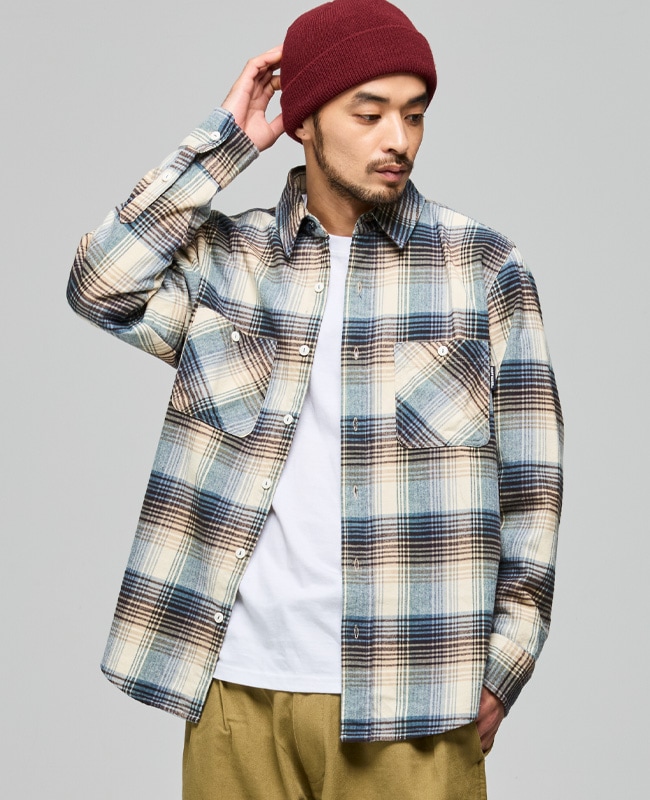 クリフメイヤー[公式] ビエラチェックシャツ MENS 2616300